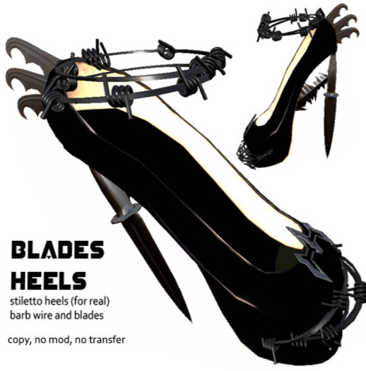 Second Life Marketplace grim bros blade platform heels BOXED